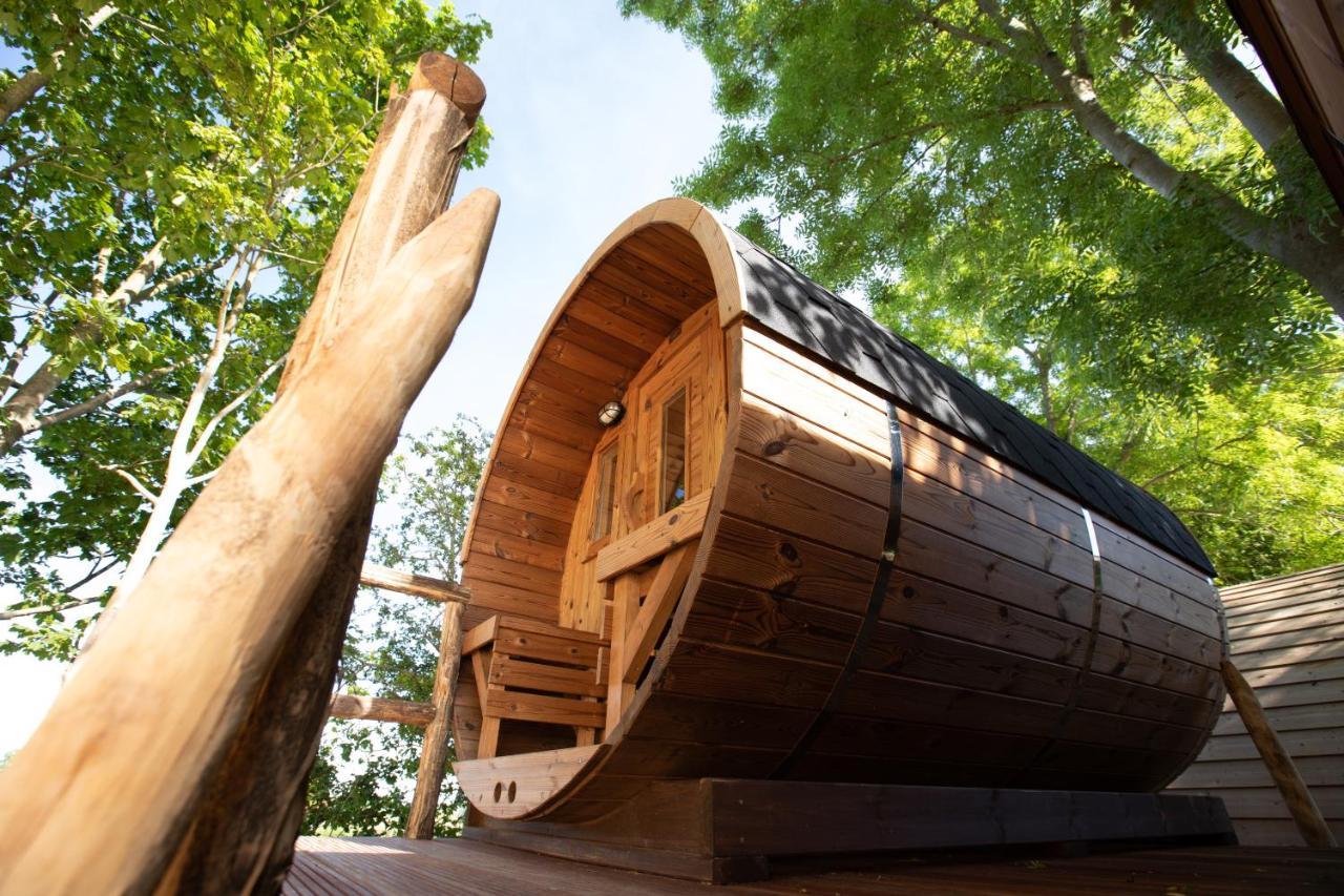 Boomhuis Met Optioneel Wellness - Vakantiepark De Schreiershoek Dokkum Eksteriør billede