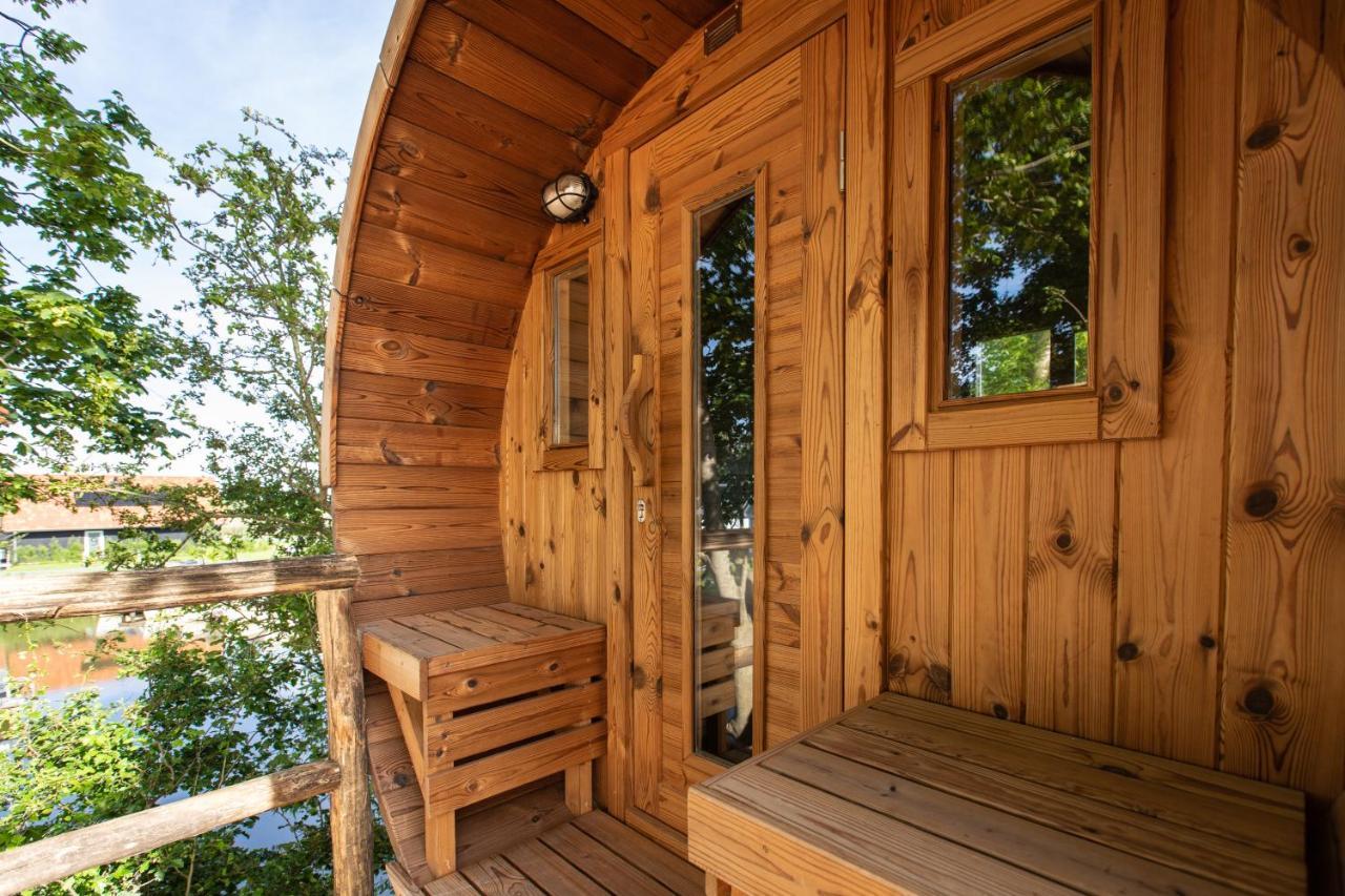 Boomhuis Met Optioneel Wellness - Vakantiepark De Schreiershoek Dokkum Eksteriør billede